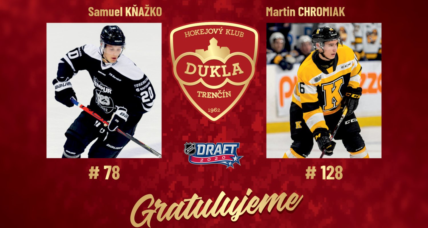 Chromiak a Kňažko draftovaní